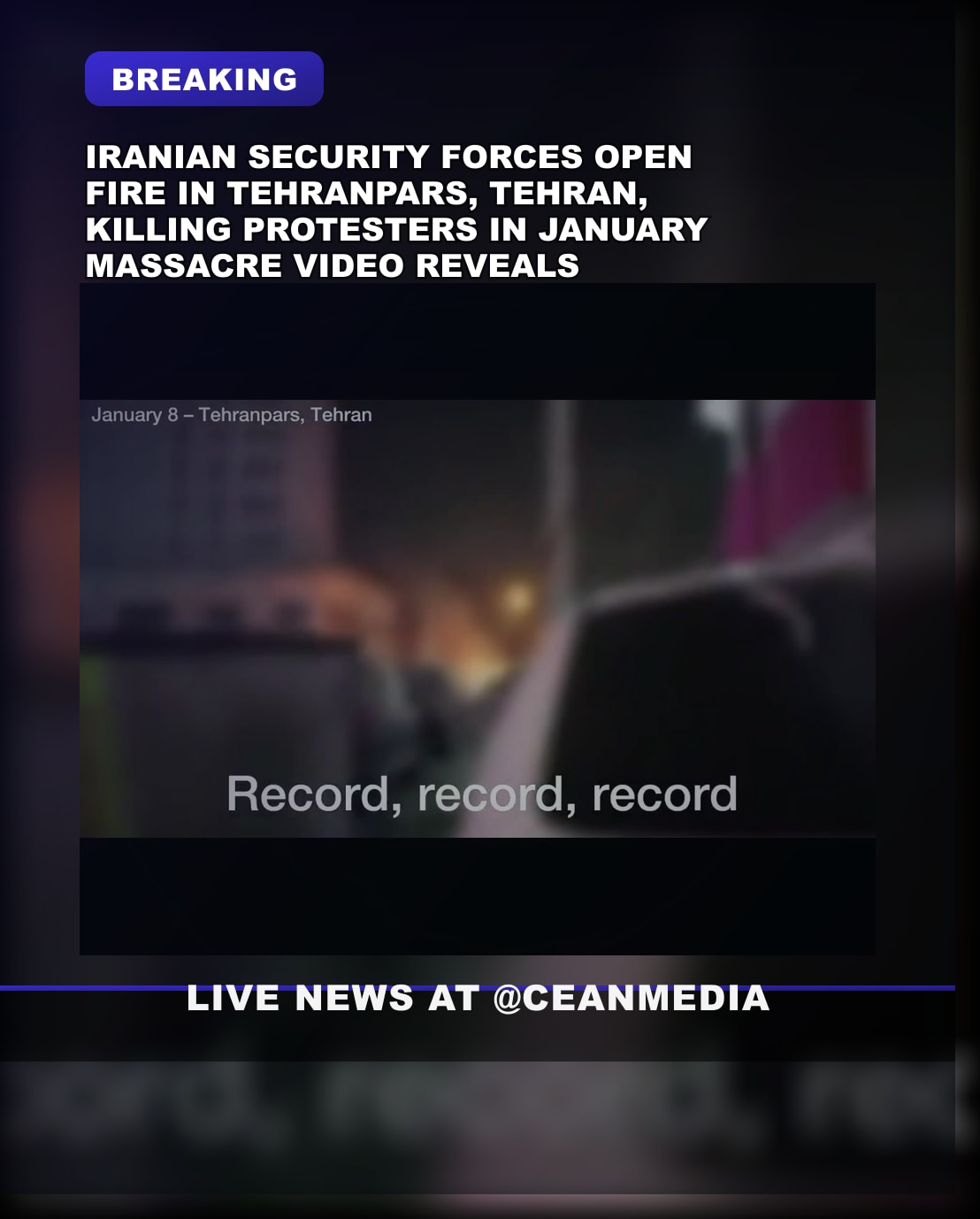 Illustrative photo for: Iran protests security crackdown: video shows forces