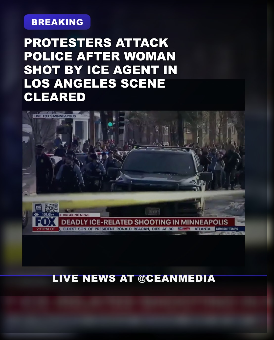 Illustrative photo for: Breaking: Protest Violence Obstruction Leads to Law