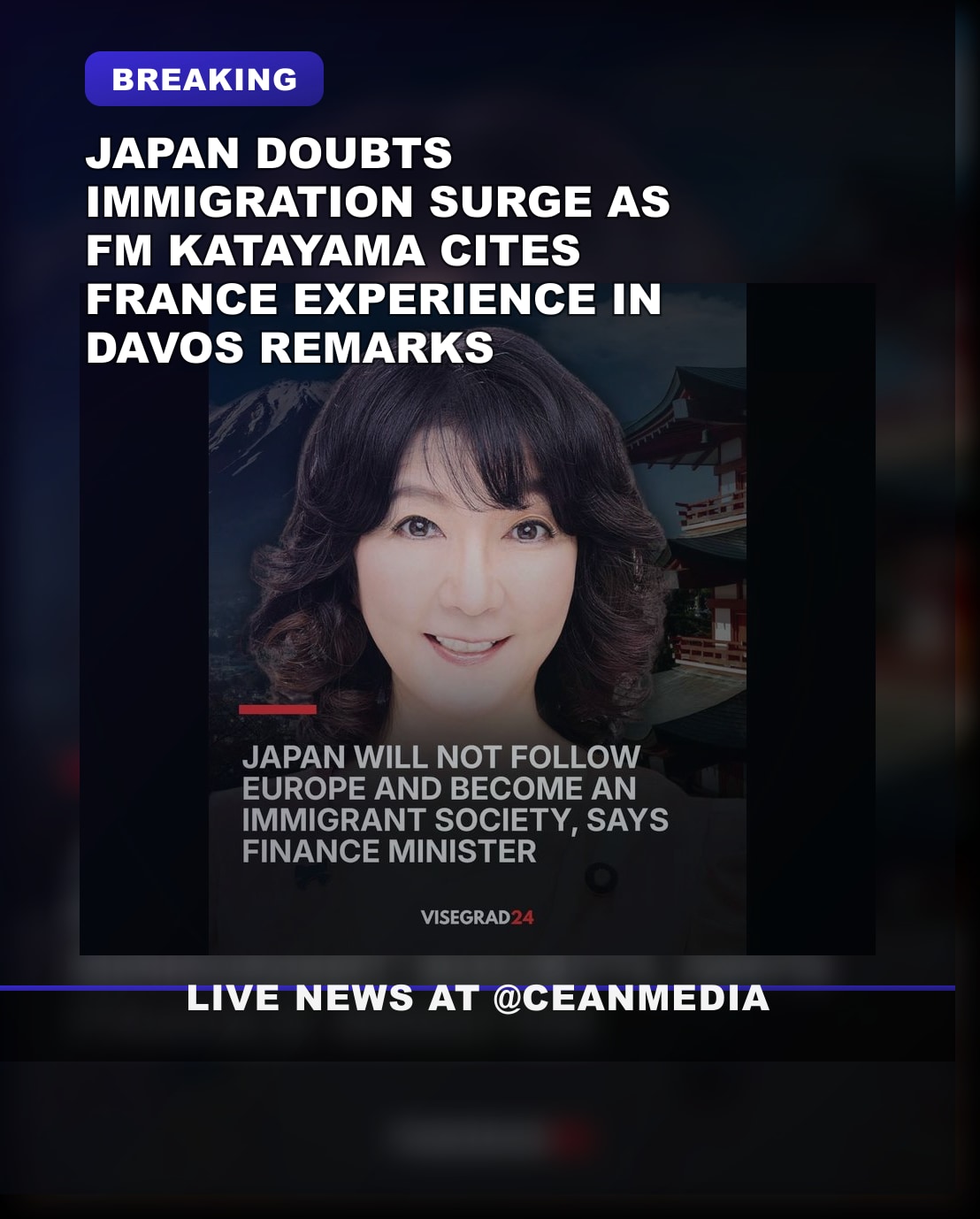 Illustrative photo for: Japan immigration policy comments: Foreign Minister