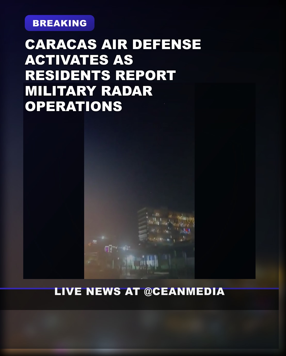 Illustrative photo for: Air Defense Caracas Active Amid Rising Threats