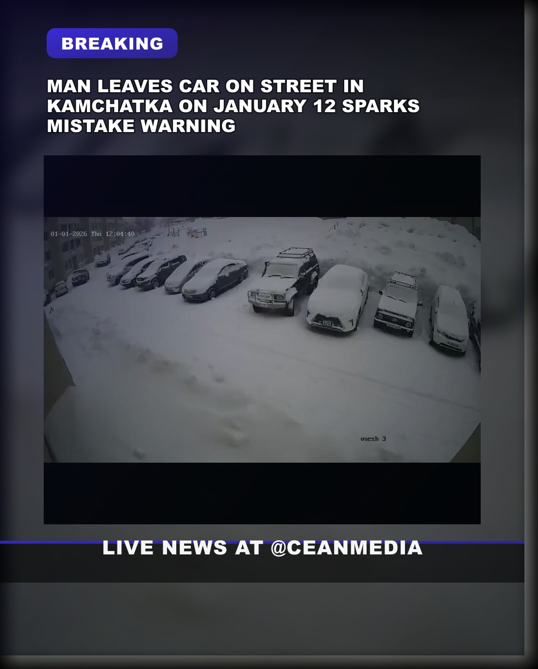 Illustrative photo for: Parking mistake Kamchatka: Man's Decision to Leave Car on