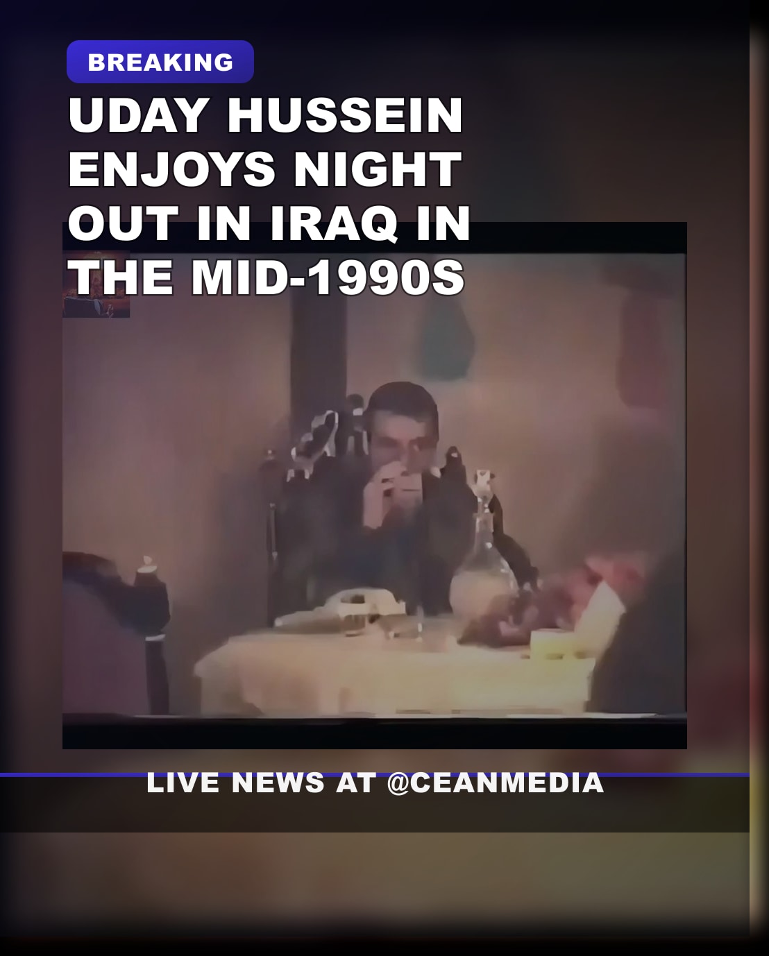 Illustrative photo for: Uday Hussein Night Out: Son of Saddam Enjoys Iraq's