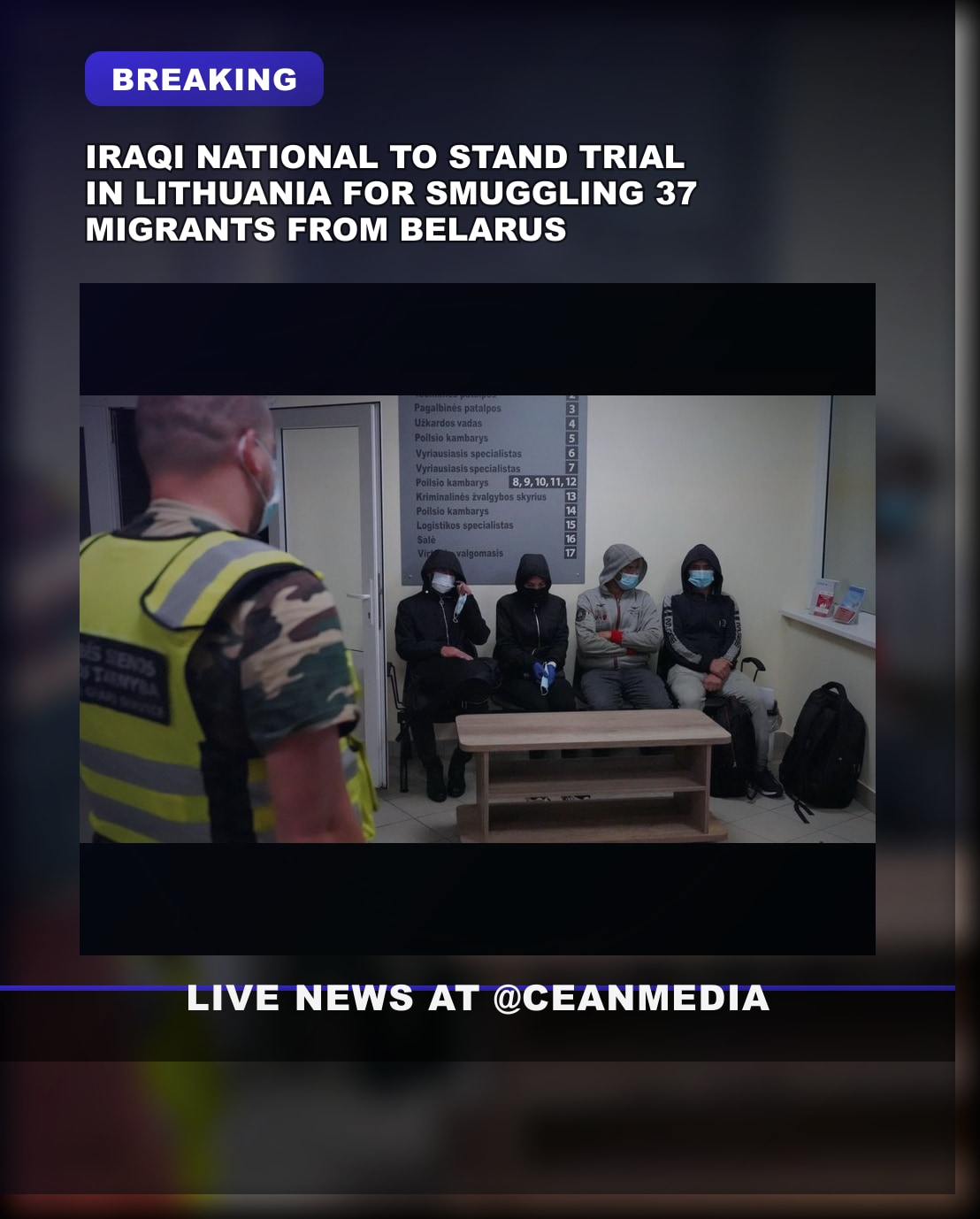 Illustrative photo for: Iraqi Migrant Smuggling Lithuania: Man to Face Trial for 37