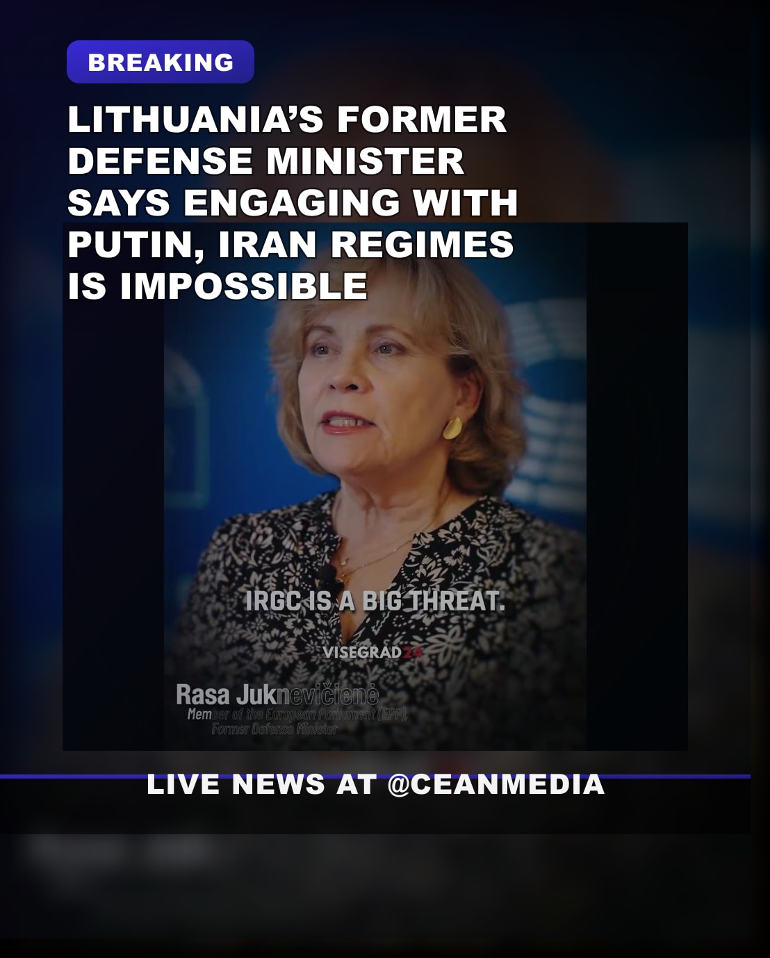 Illustrative photo for: Lithuania’s Former Defense Minister: Cannot Engage with