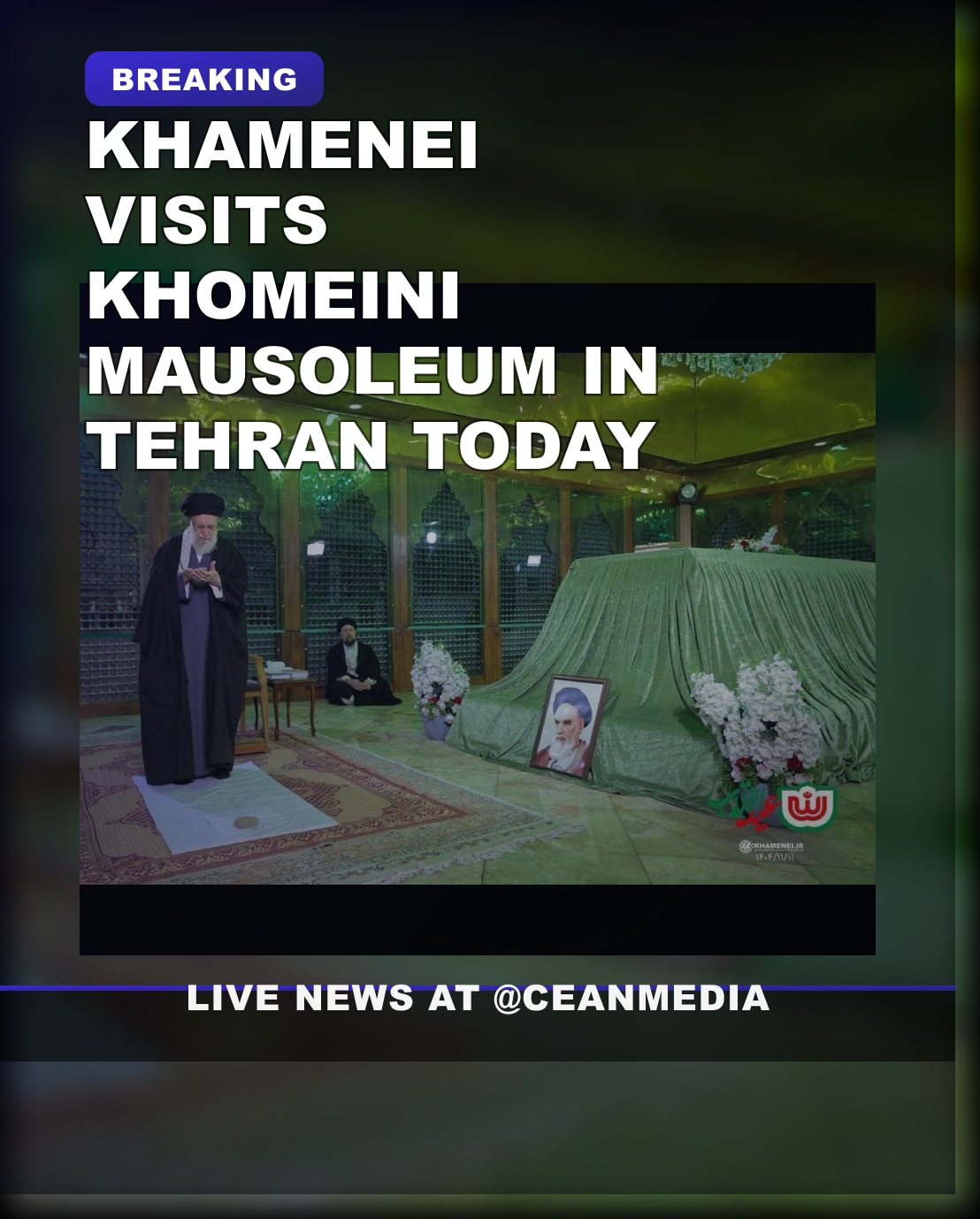 Illustrative photo for: Khamenei Khomeini mausoleum: Iranian Leader Visits