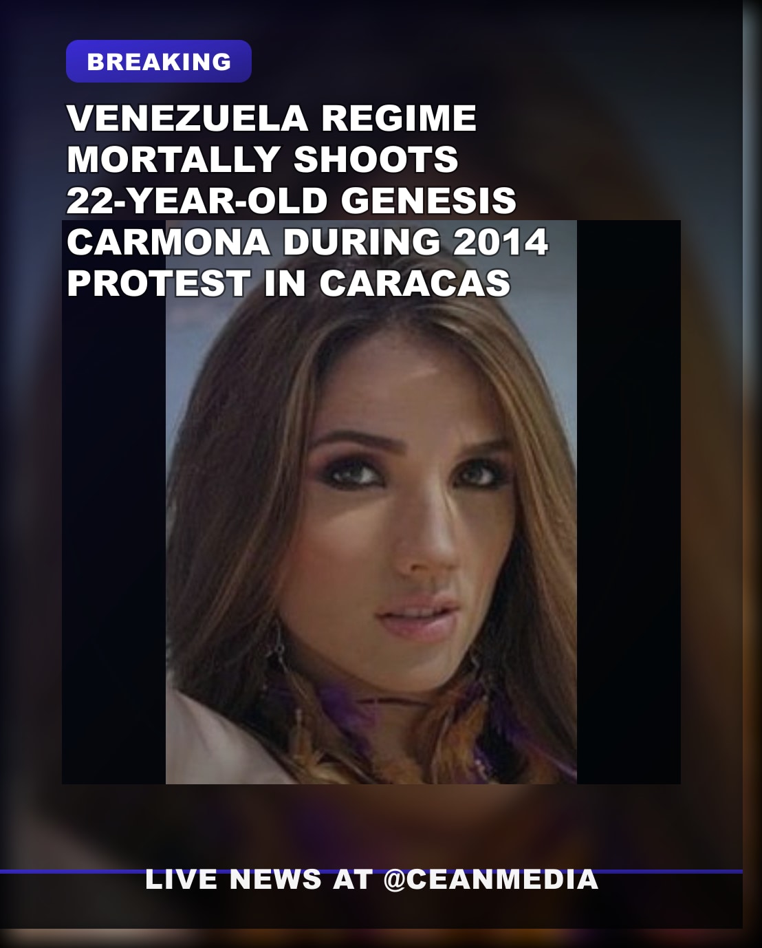Illustrative photo for: Génesis Carmona Murder Remembered: Victim of 2014