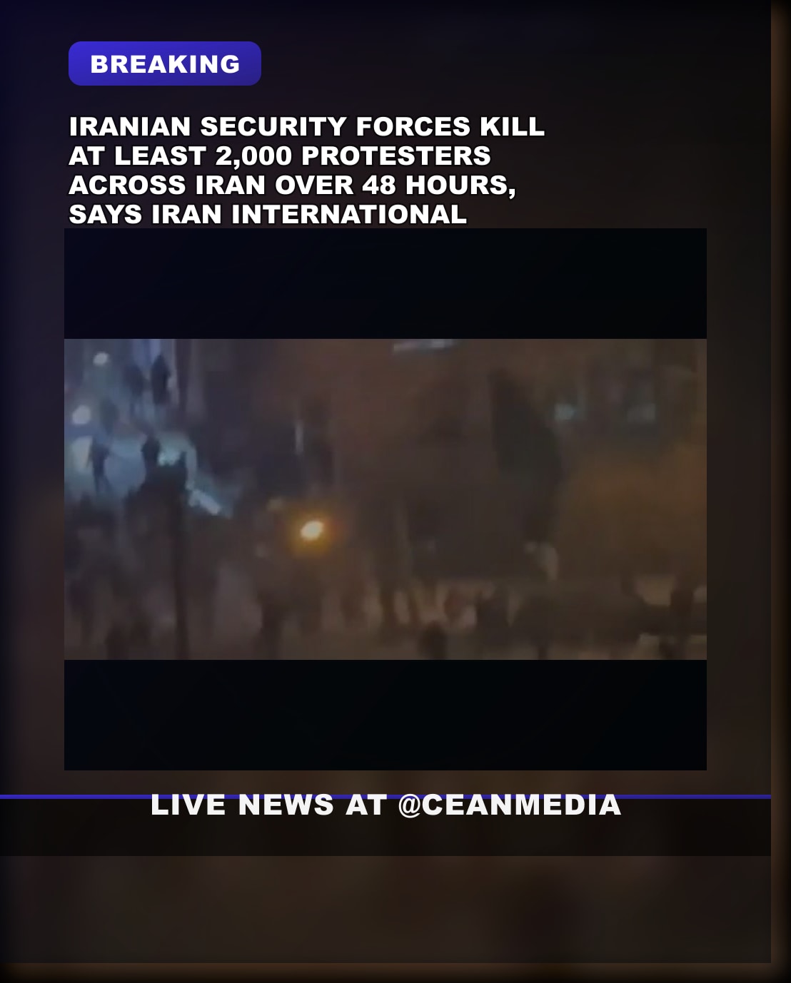 Illustrative photo for: Iran protests security crackdown: Over 2,000 protesters