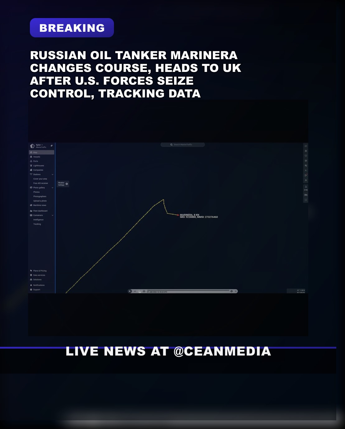 Illustrative photo for: Breaking: U.S. Forces Seize Russian Shadow Fleet Tanker