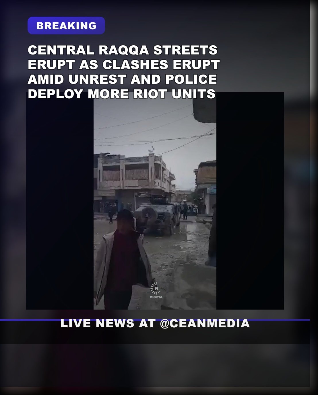 Illustrative photo for: Raqqa Street News: Breaking Scenes from Central Raqqa Today