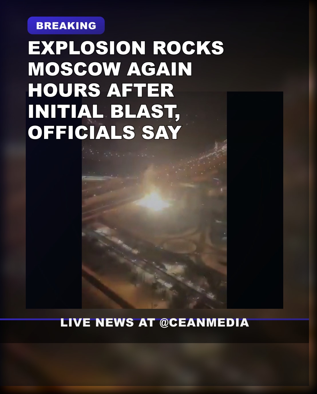Illustrative photo for: Moscow explosion recent: Multiple Blasts Reported Within