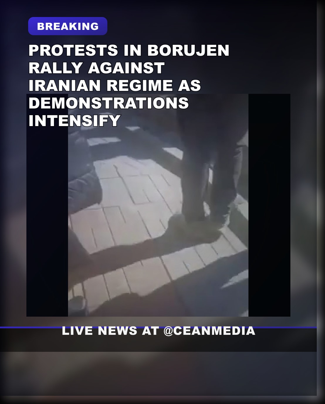 Illustrative photo for: Iran anti regime protests escalate with Borujen protesters