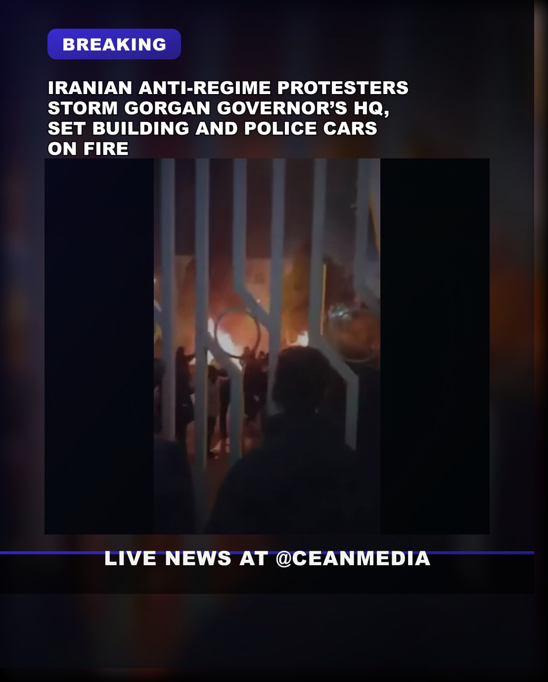 Illustrative photo for: Iran anti regime protests: Protesters storm Gorgan