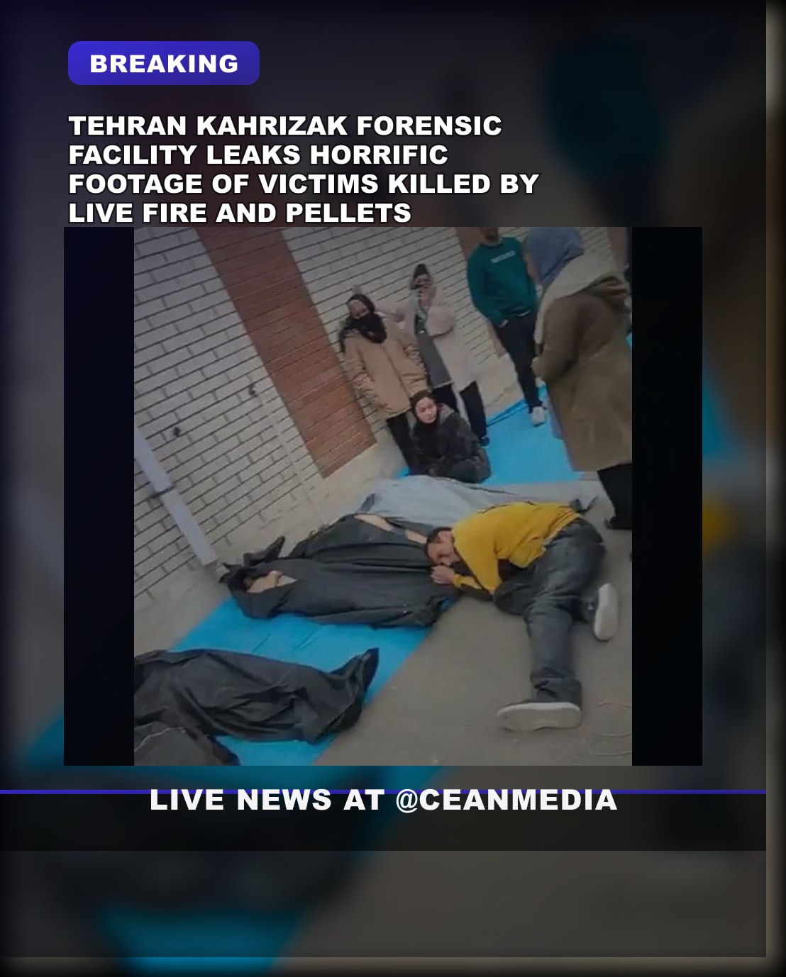 Illustrative photo for: Breaking: Leaked Footage of Kahrizak Forensic Facility