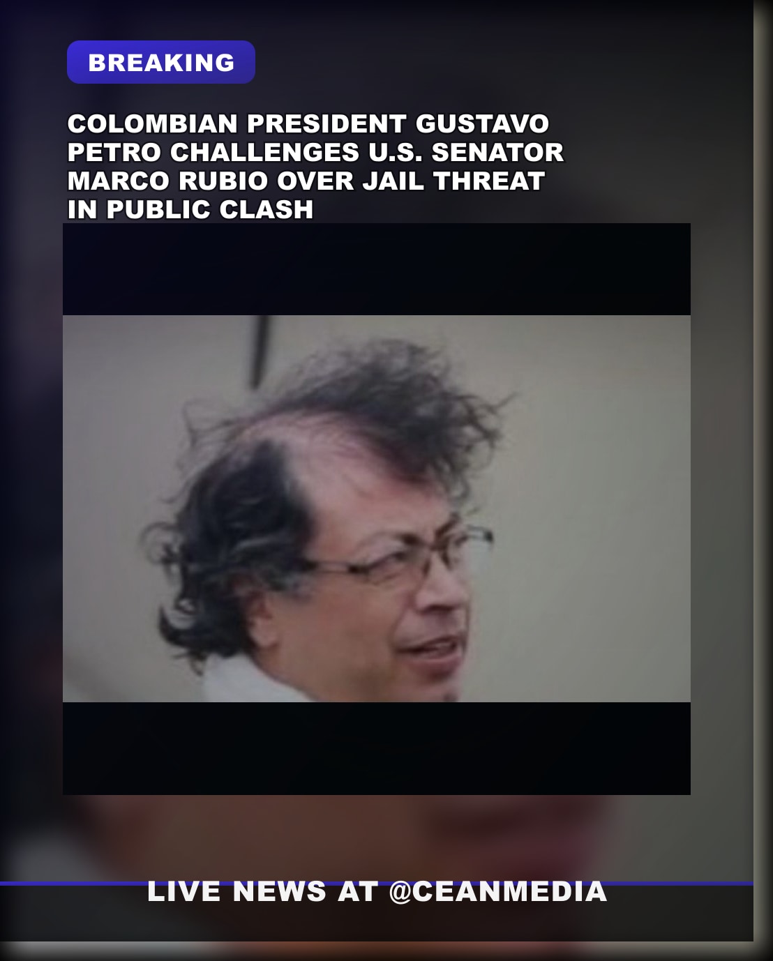 Illustrative photo for: Colombian President Challenges US Amid Tense Clash with