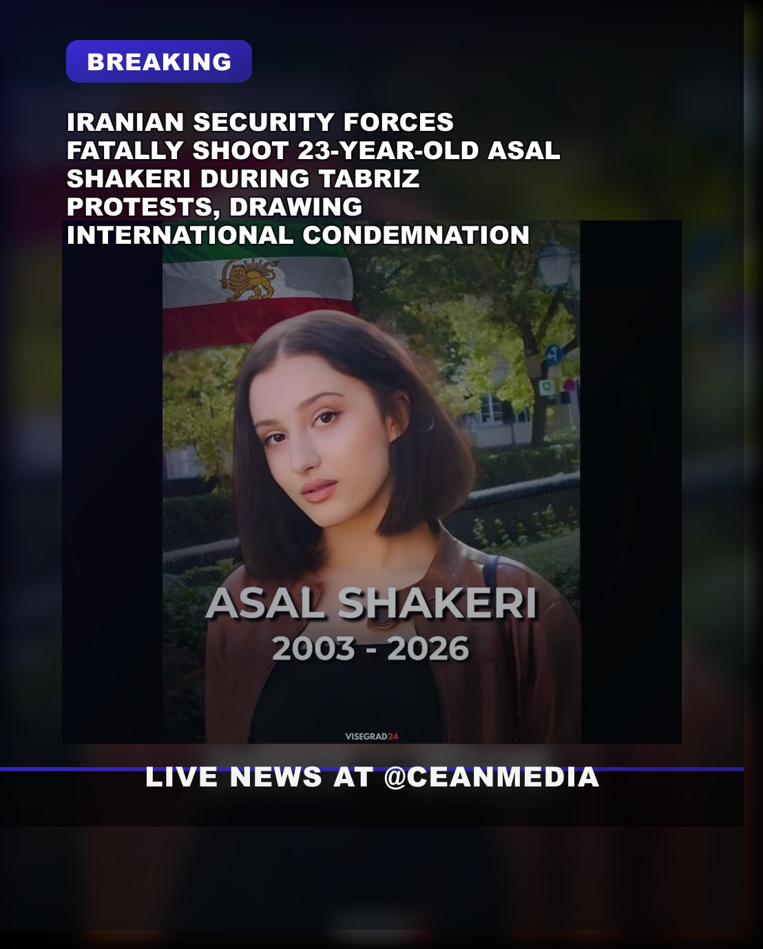 Illustrative photo for: Iranian Activist Shot Dead During Tabriz Clashes