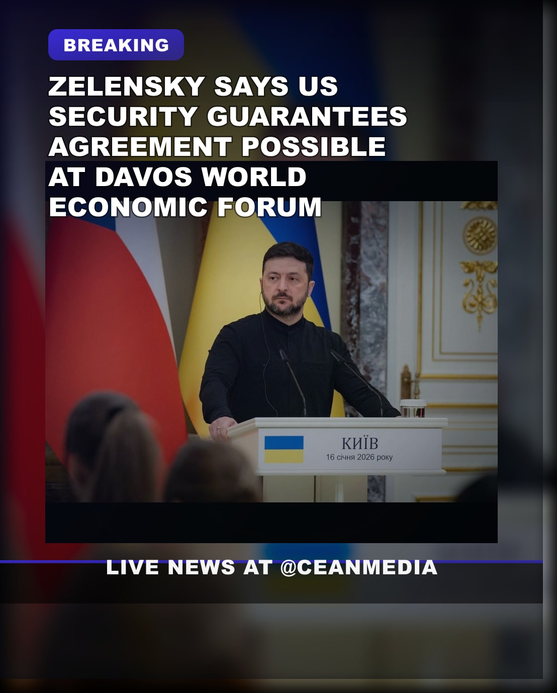 Illustrative photo for: President Zelensky Aims to Secure US Ukraine security