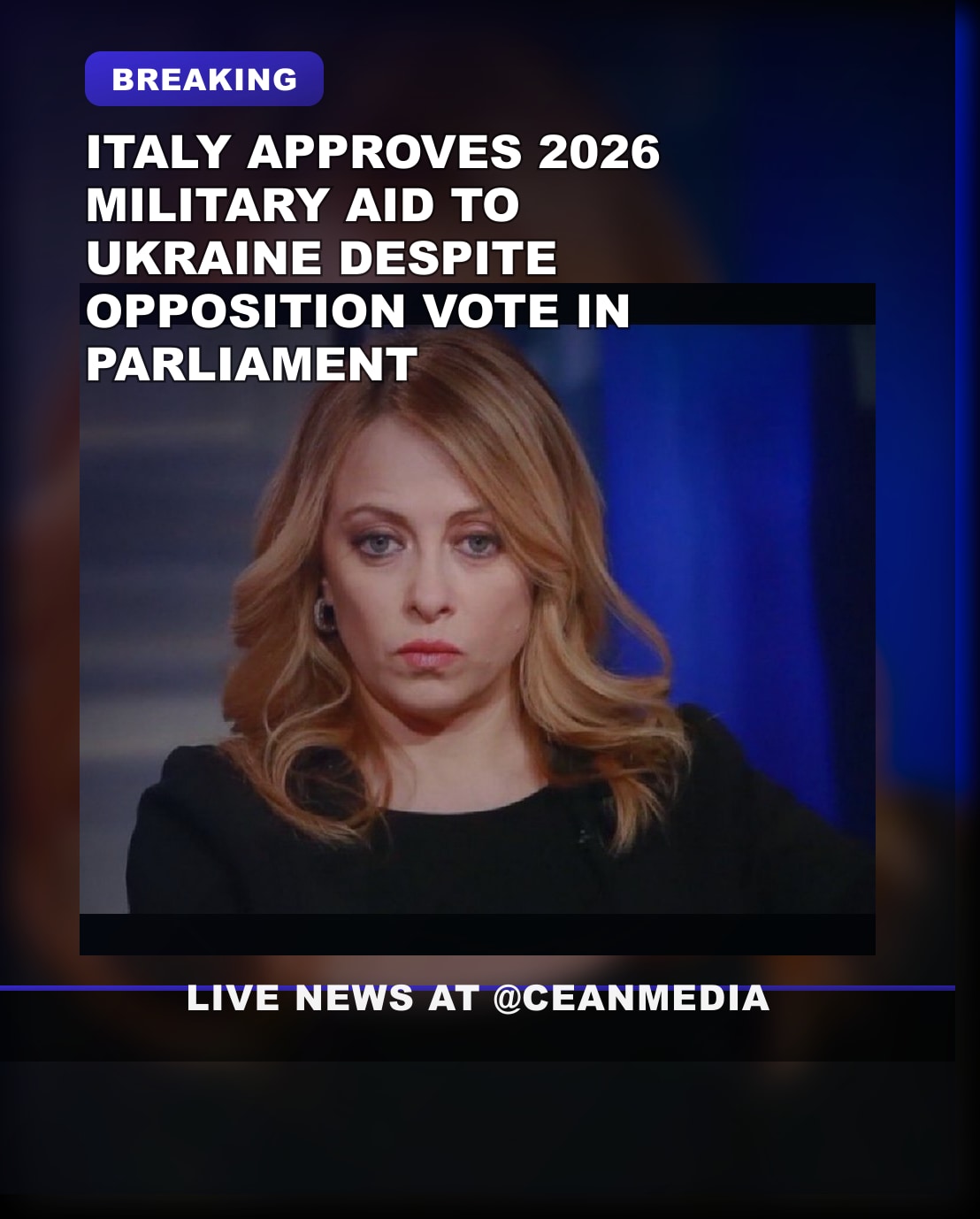 Illustrative photo for: Italy's Meloni Gains Parliament Approval for Italian