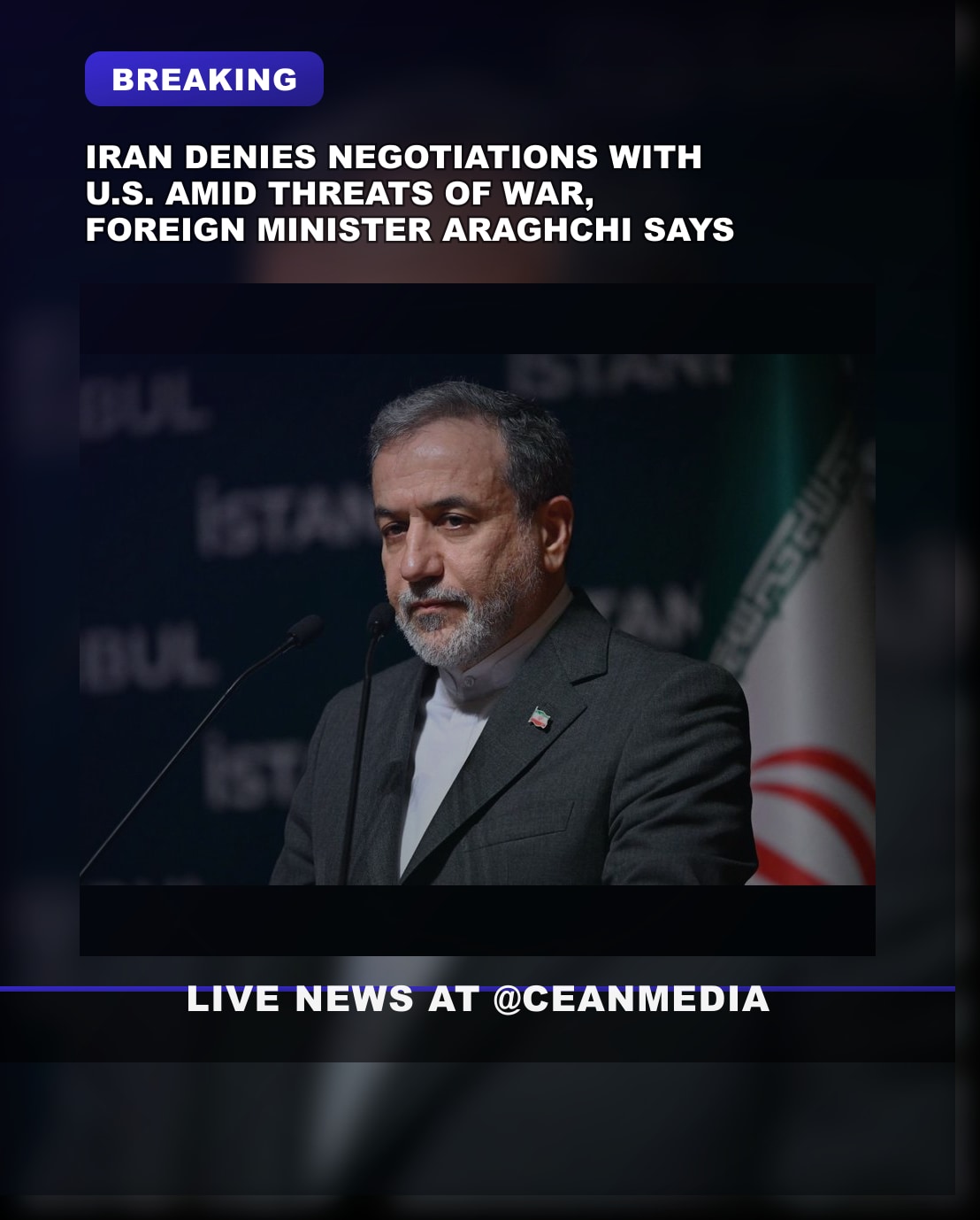 Illustrative photo for: Iran refuses US negotiations amid war threats, Foreign