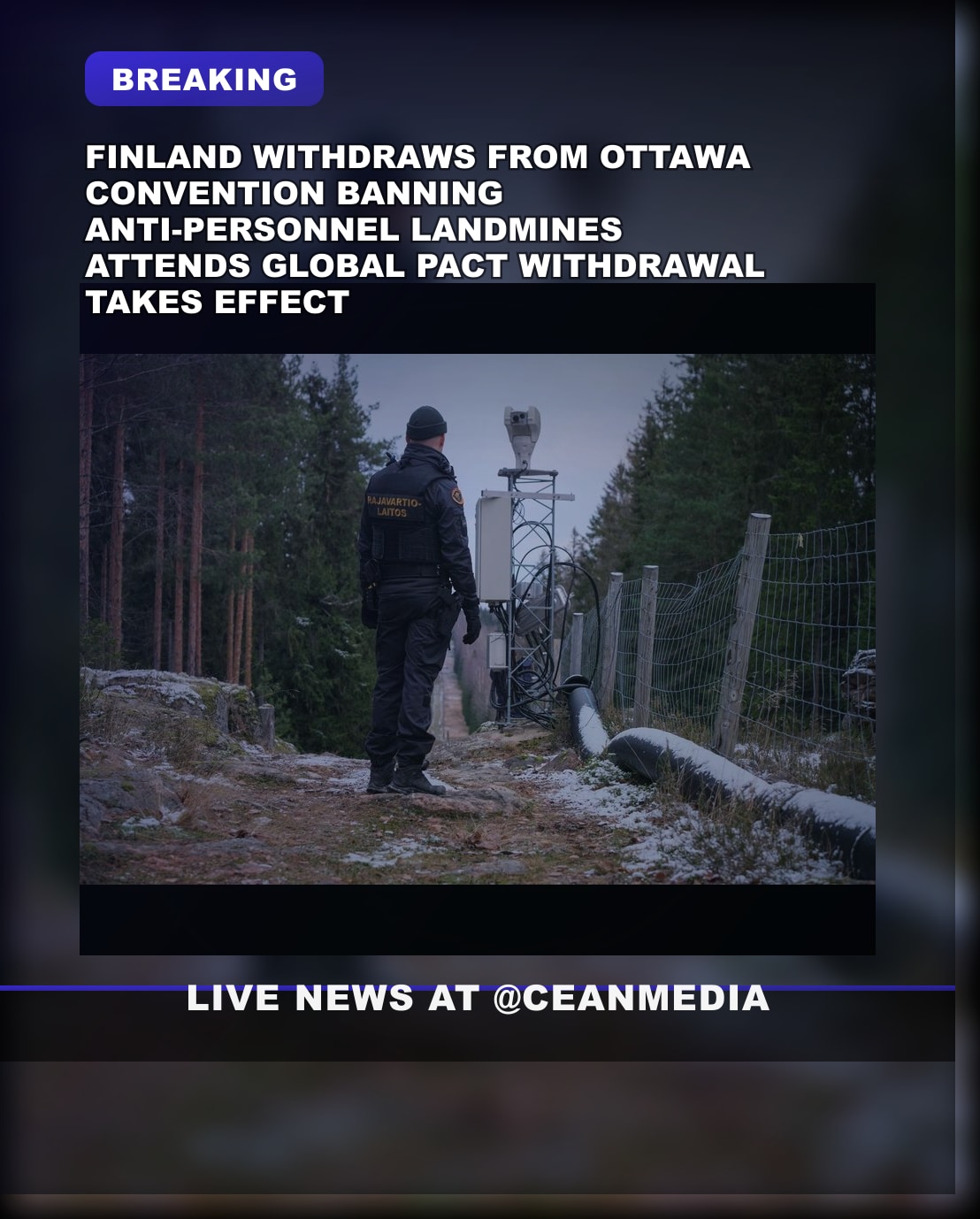 Illustrative photo for: Finland landmine convention withdrawal: ends anti-personnel