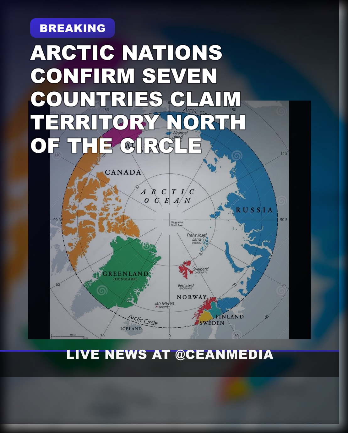 Illustrative photo for: Arctic Circle Northern Countries: Only Seven Extend Their