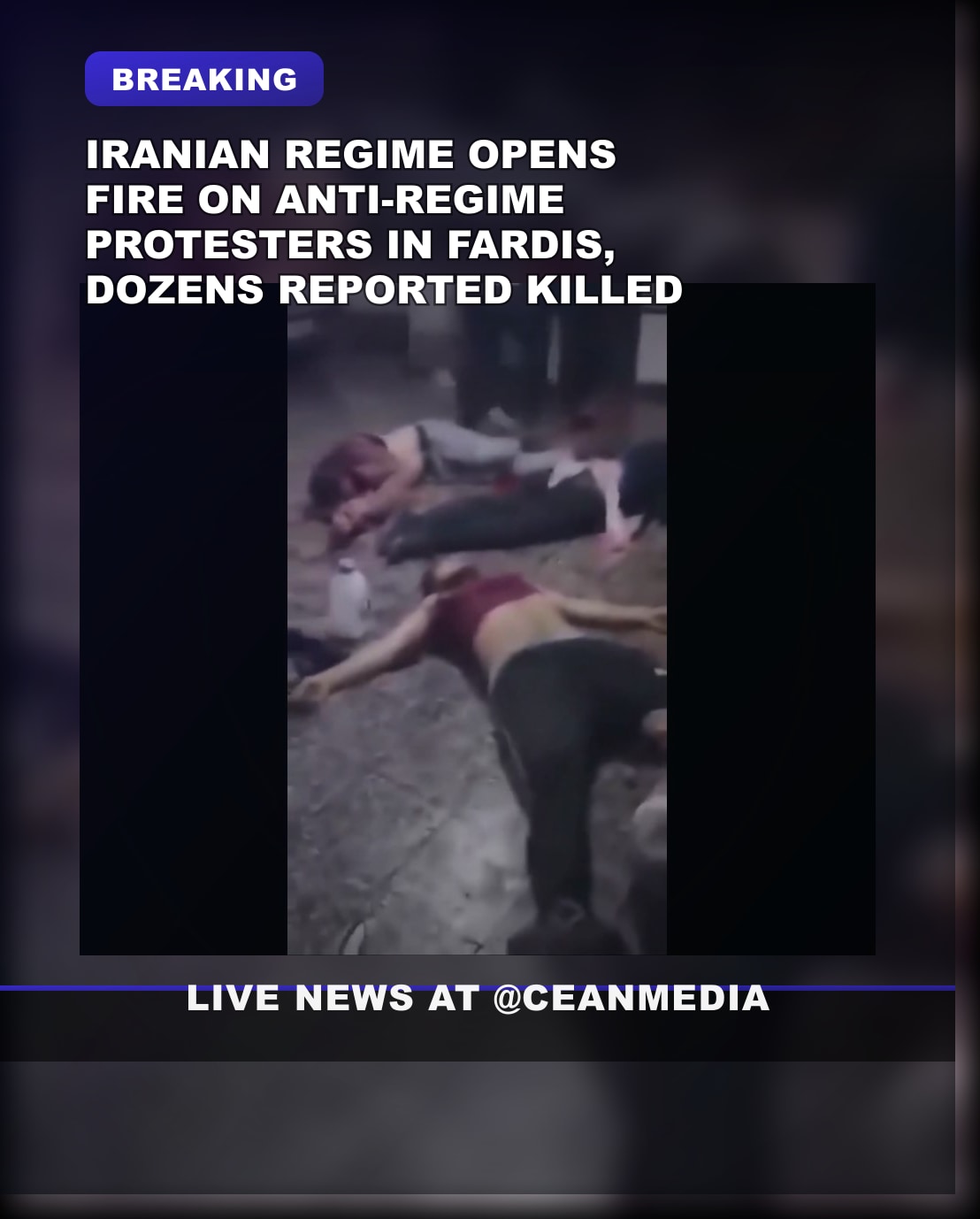 Illustrative photo for: Iran anti regime protest violence: Dozens killed as regime