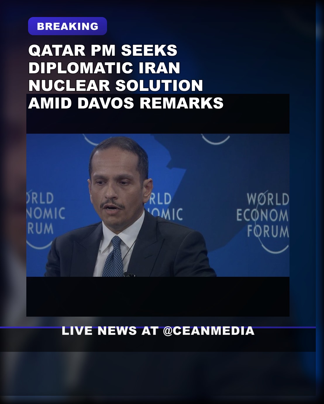 Illustrative photo for: Qatar Iran nuclear diplomacy: PM Advocates for Diplomatic