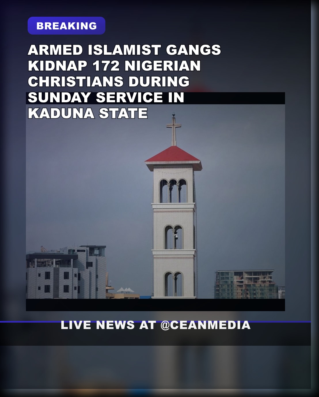 Illustrative photo for: Nigerian Christian kidnapping: 172 Christians seized during