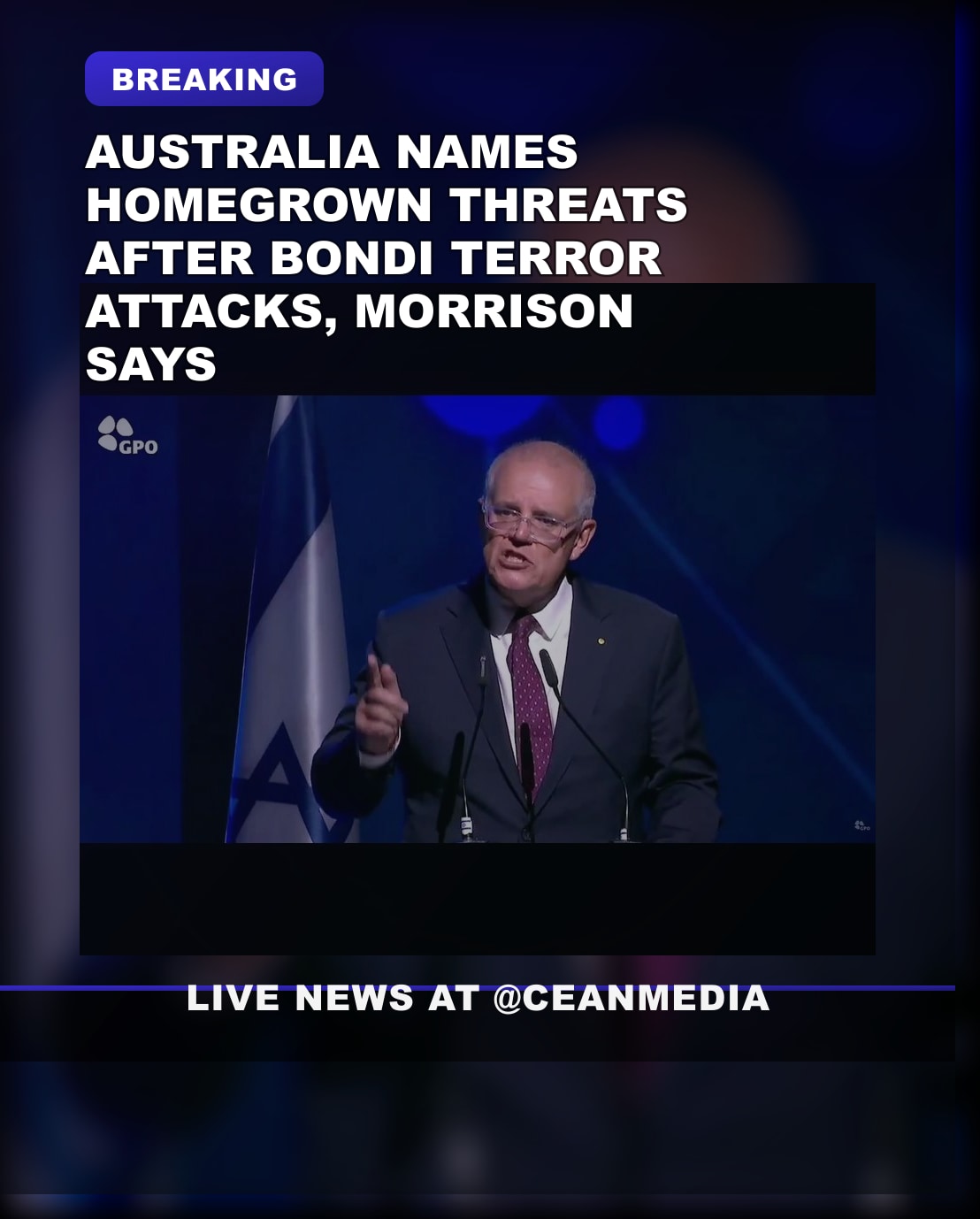 Illustrative photo for: Australia extremism counterterrorism: Morrison Calls for