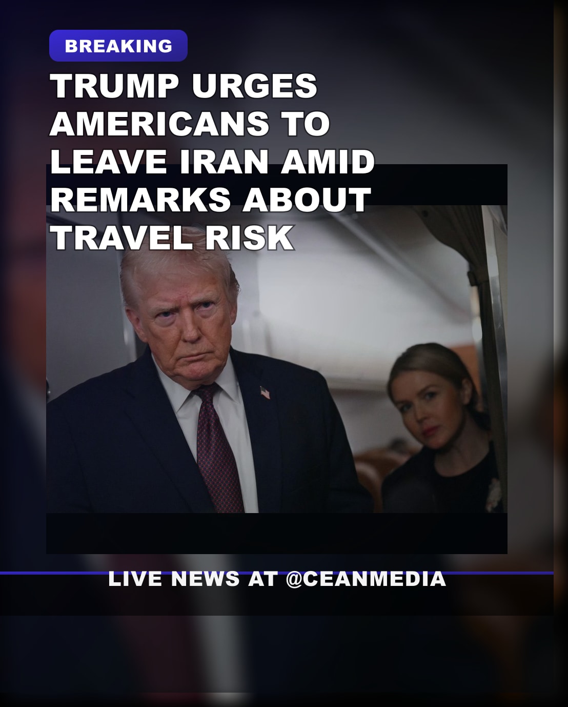 Illustrative photo for: Trump Americans Leave Iran Amid Rising Tensions