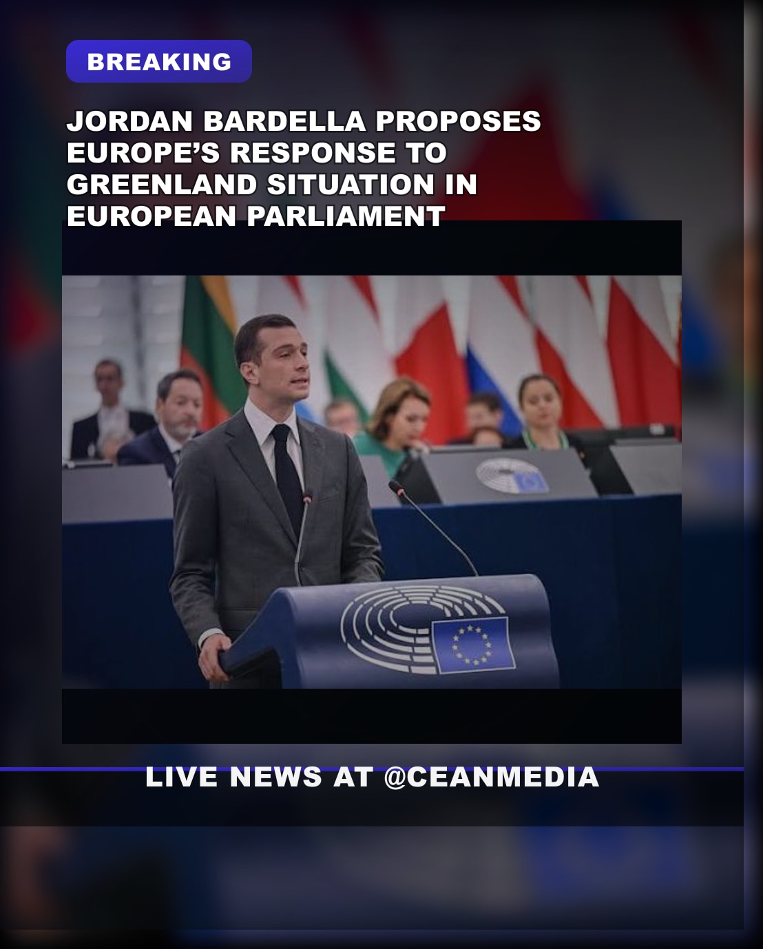 Illustrative photo for: Europe Greenland dependency: Bardella urges Europe to avoid