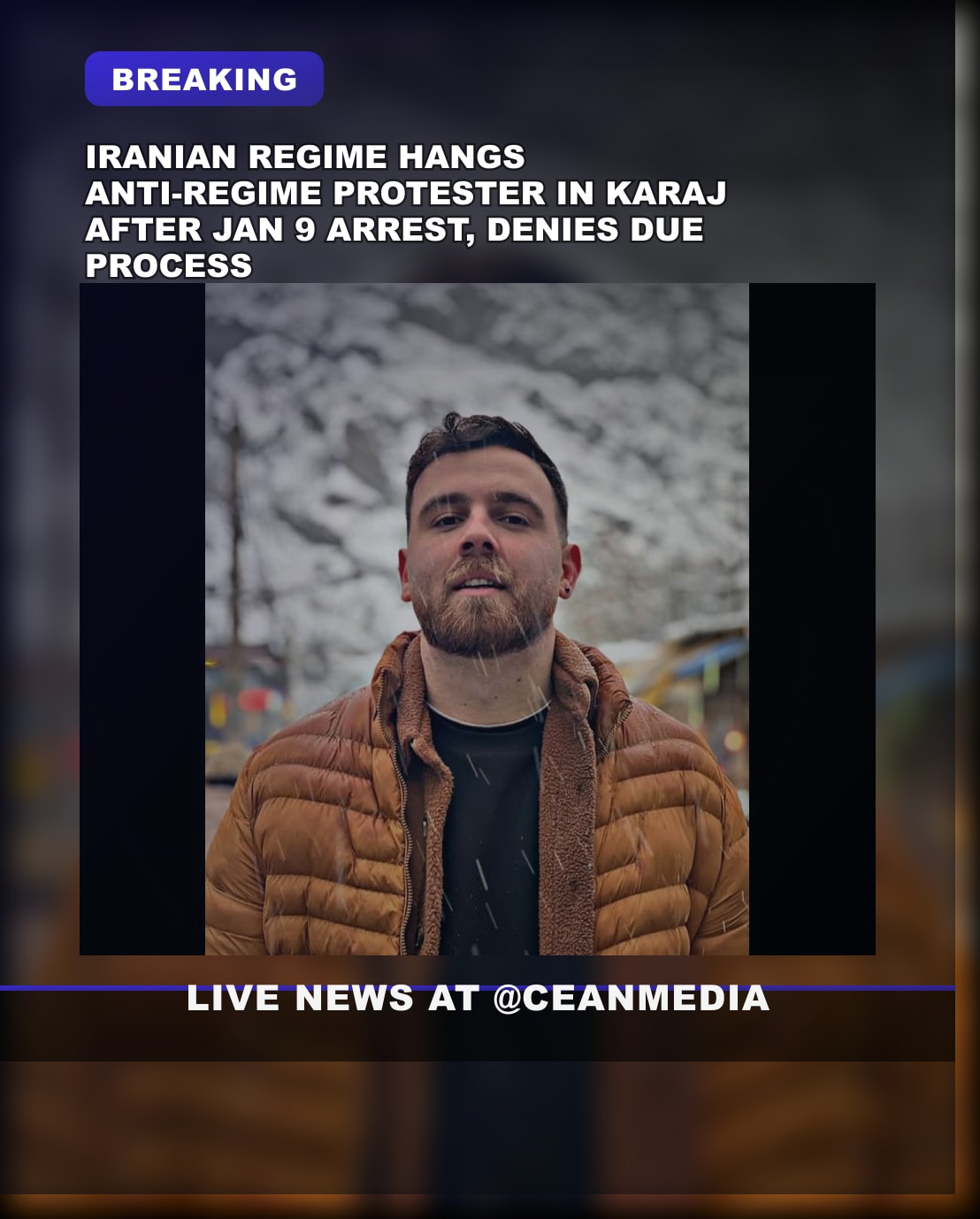 Illustrative photo for: Iran regime executions protest: First anti-regime protester