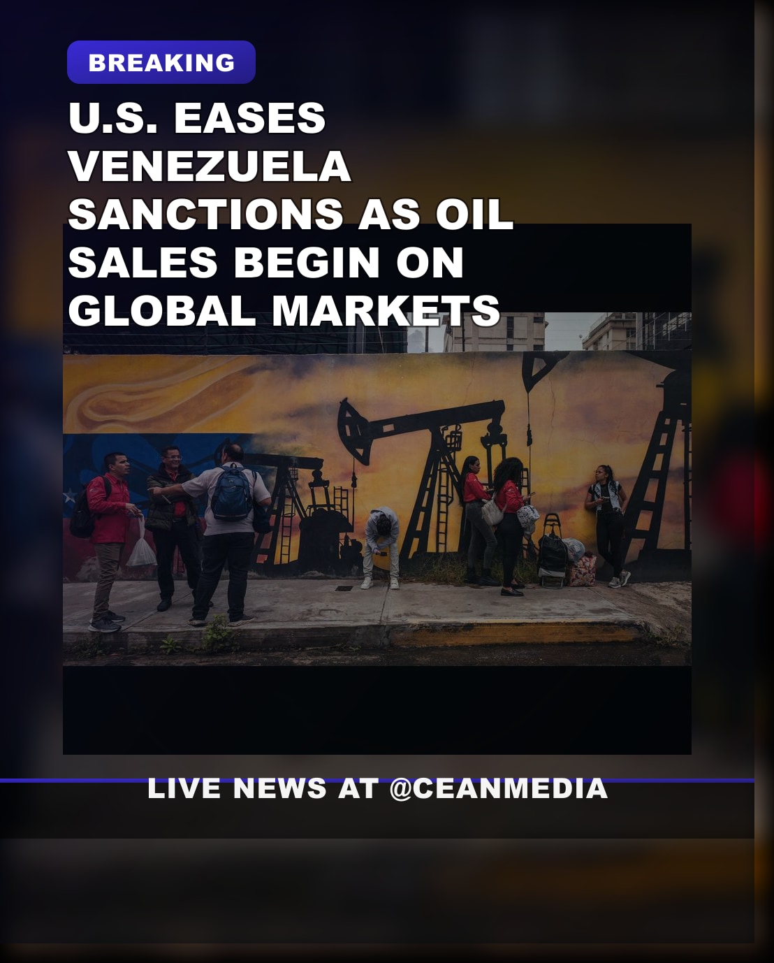Illustrative photo for: US easing Venezuela sanctions as oil exports expected to