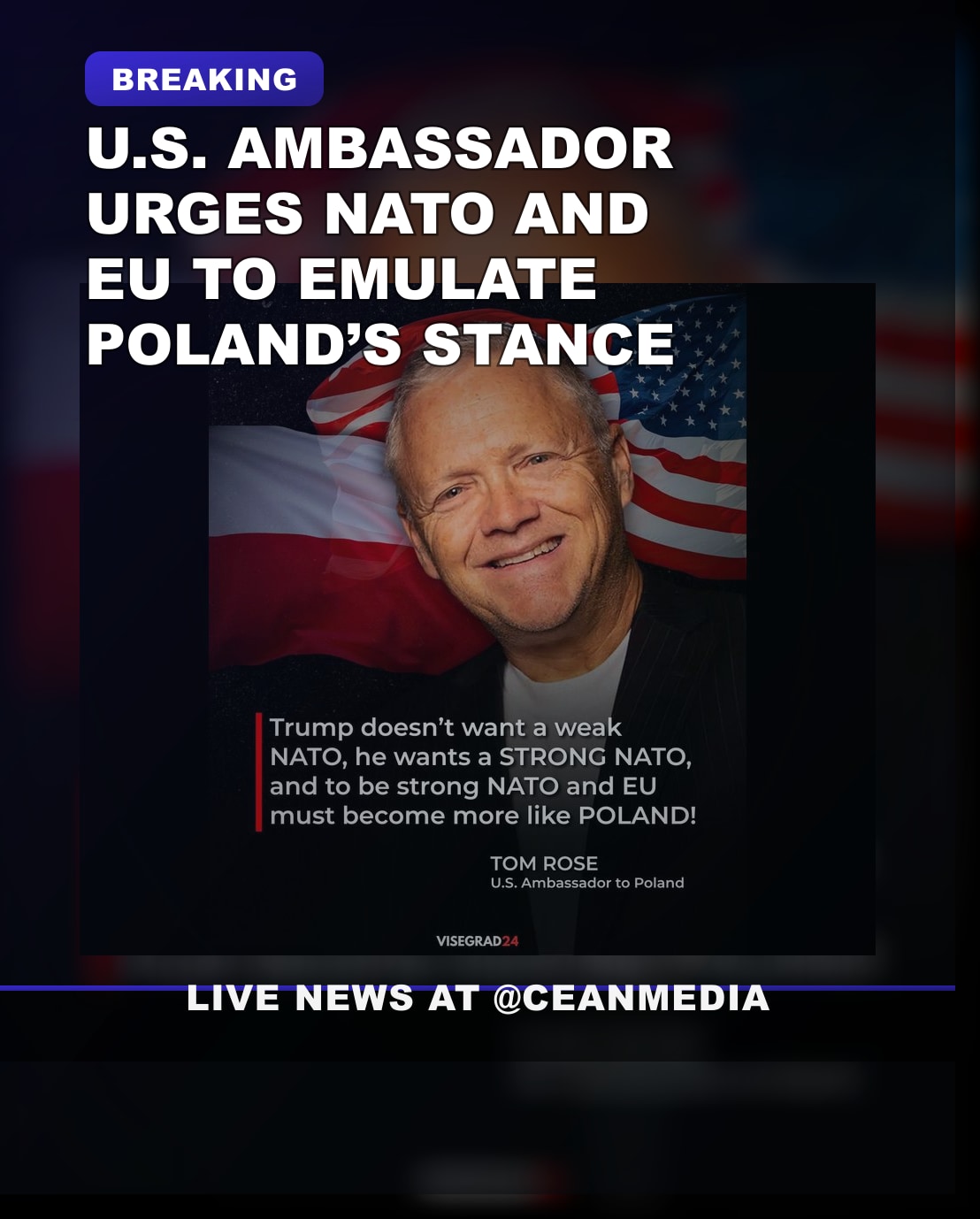 Illustrative photo for: U.S. Ambassador Calls for NATO EU Poland strength to Boost