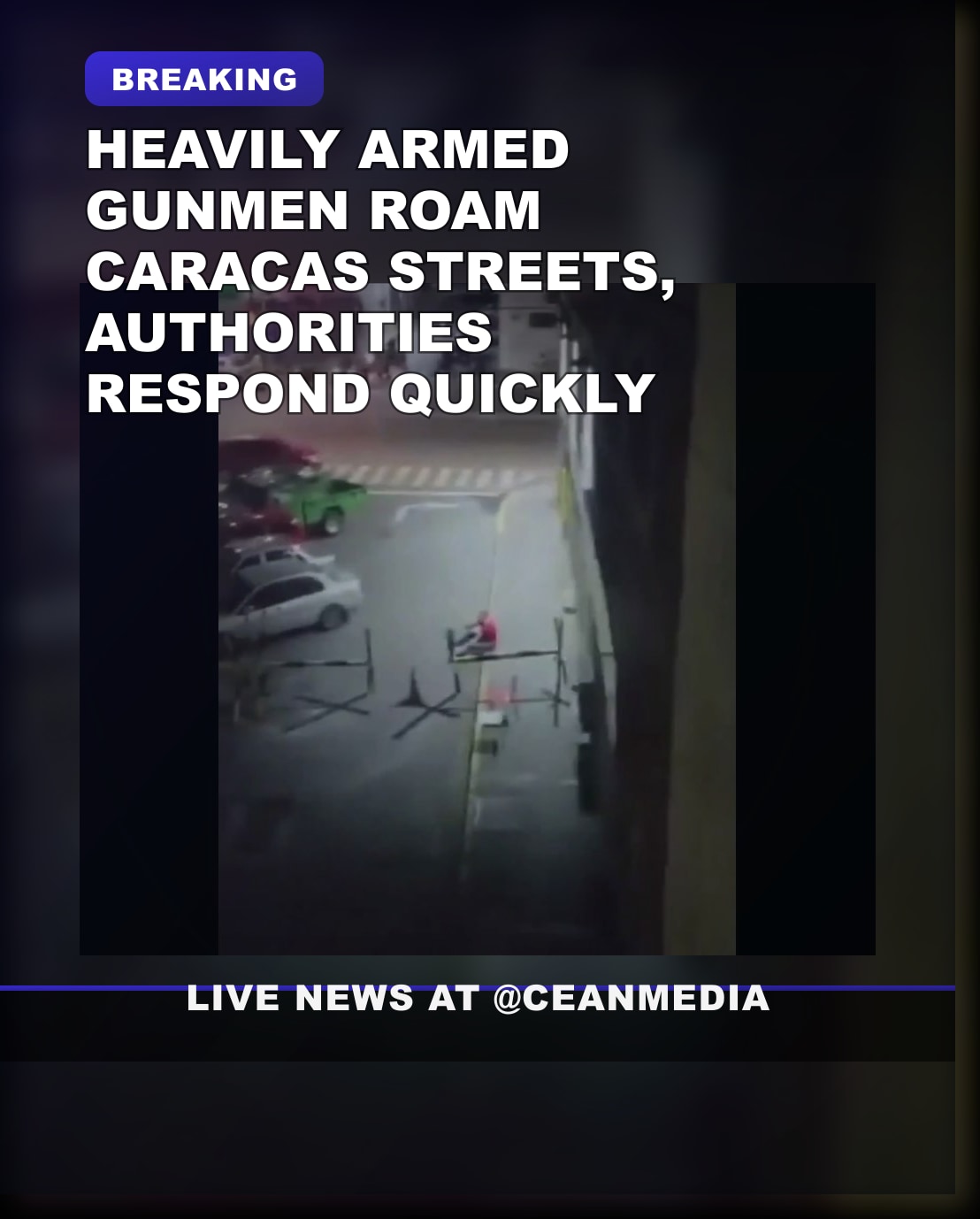 Illustrative photo for: Breaking: Armed Men Seen on Streets of Caracas — armed men