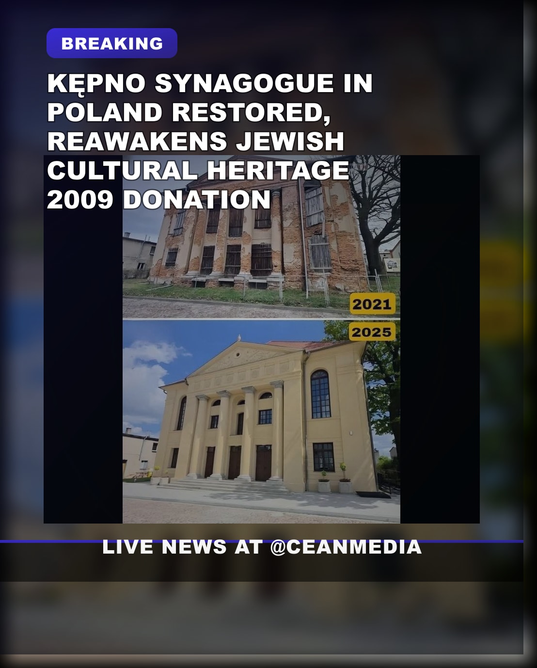 Illustrative photo for: Kpno Synagogue restoration Celebrates Poland’s Jewish