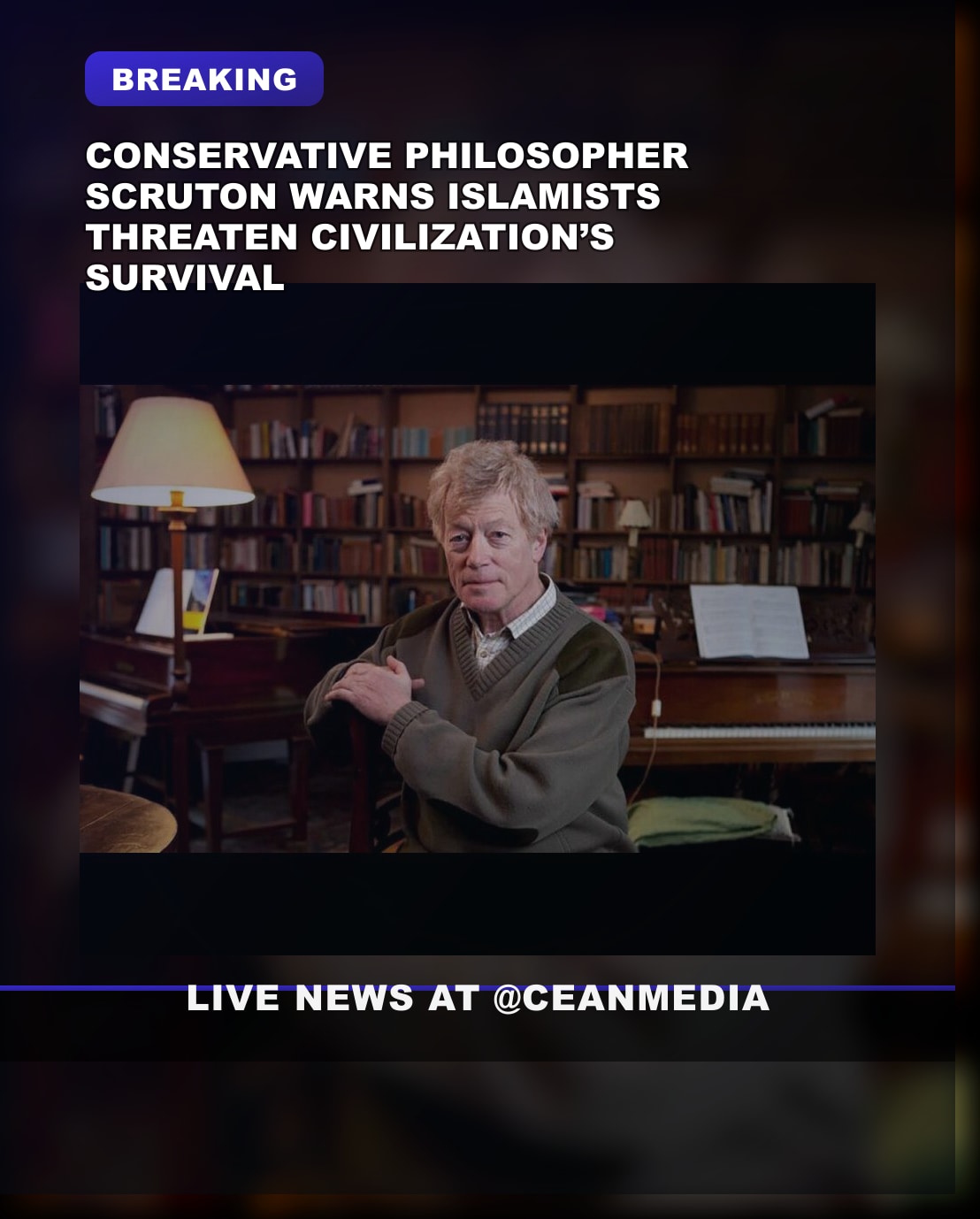 Illustrative photo for: Sir Roger Scruton Warns Civilization Can't Survive If We