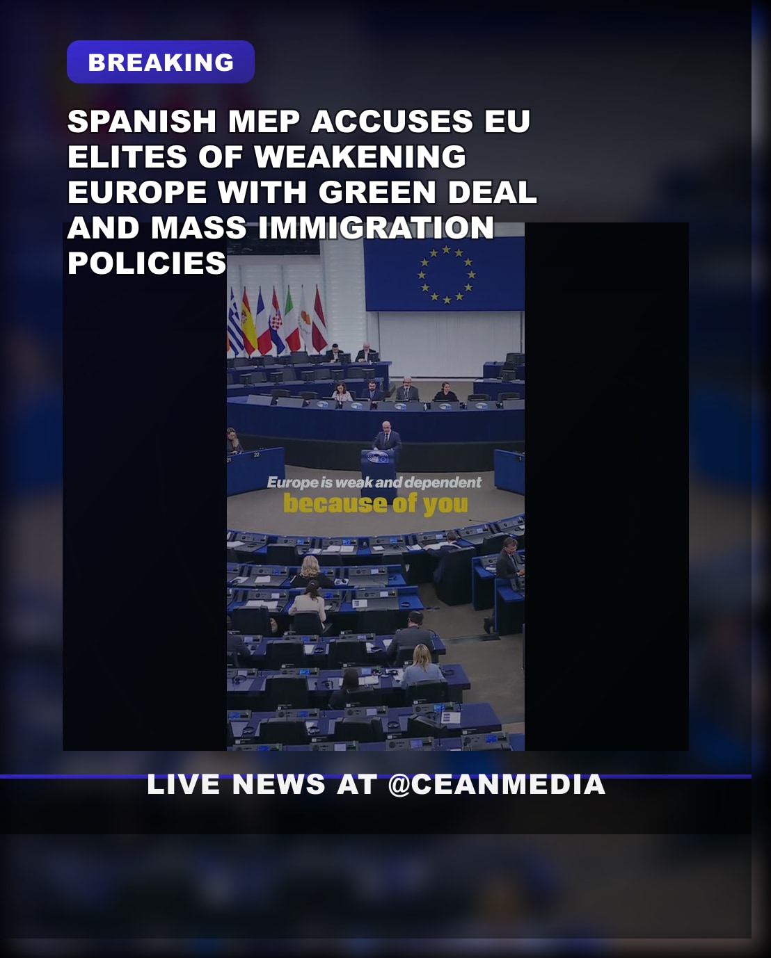 Illustrative photo for: EU Green Policies Immigration Under Fire from Spanish MEP