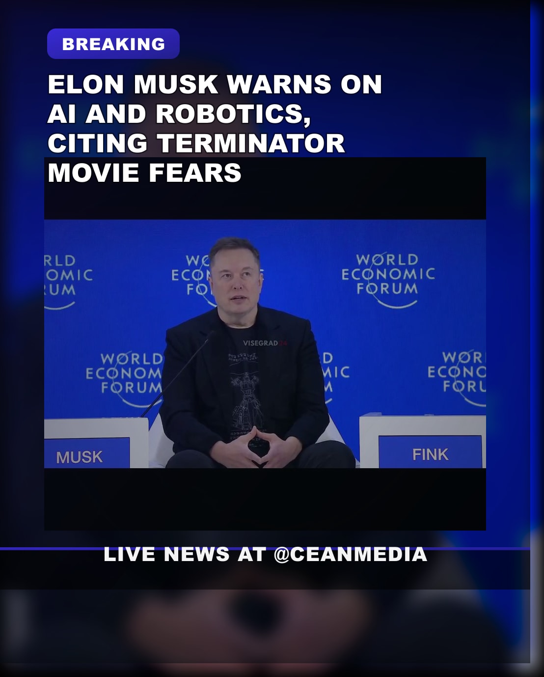 Illustrative photo for: Elon Musk Warns About AI Robotics Safety Risks and