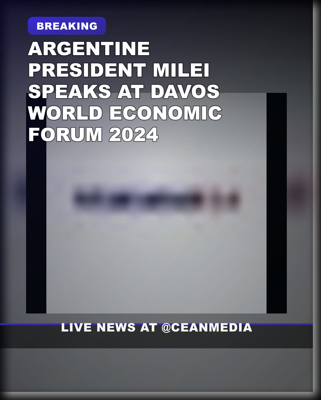 Illustrative photo for: Argentine President at Davos: Milei Delivers Keynote Speech
