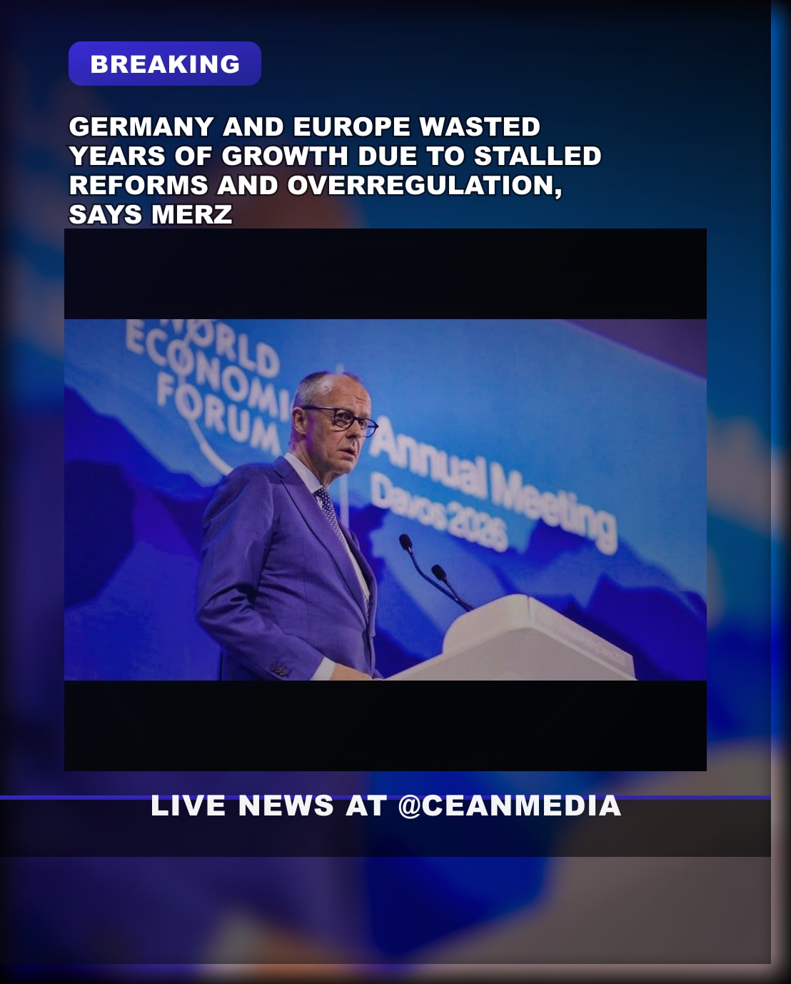 Illustrative photo for: Germany's Merz Calls for Accelerated Europe Economic Growth