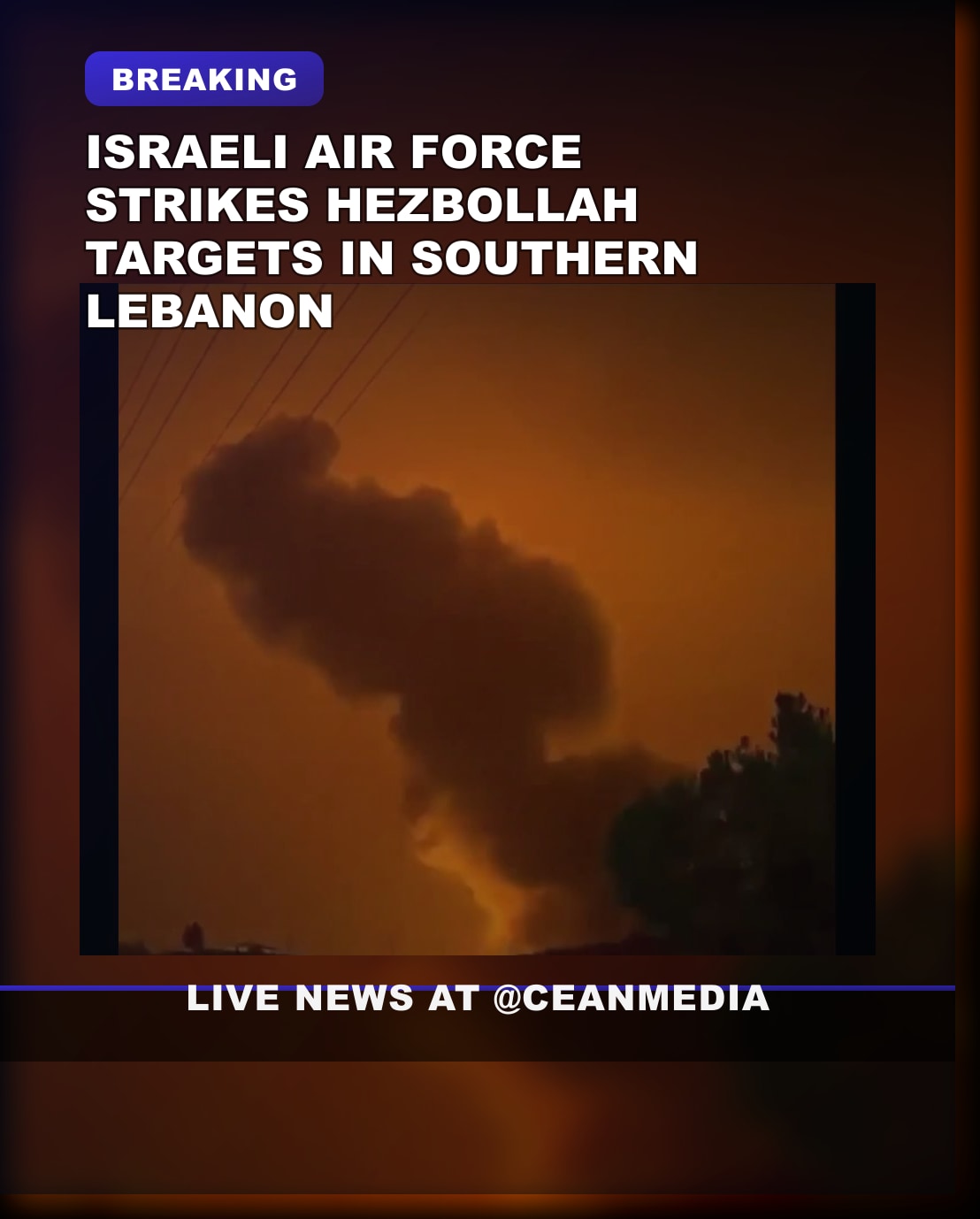 Illustrative photo for: Breaking: Israeli Air Force Hezbollah Targets in Southern