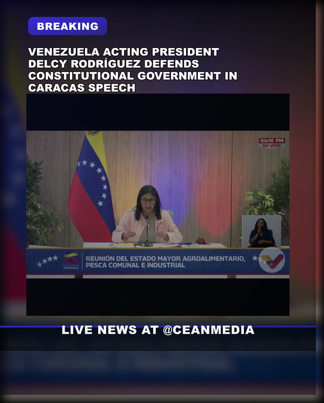 Illustrative photo for: Venezuela constitutional government Confirmed by Acting