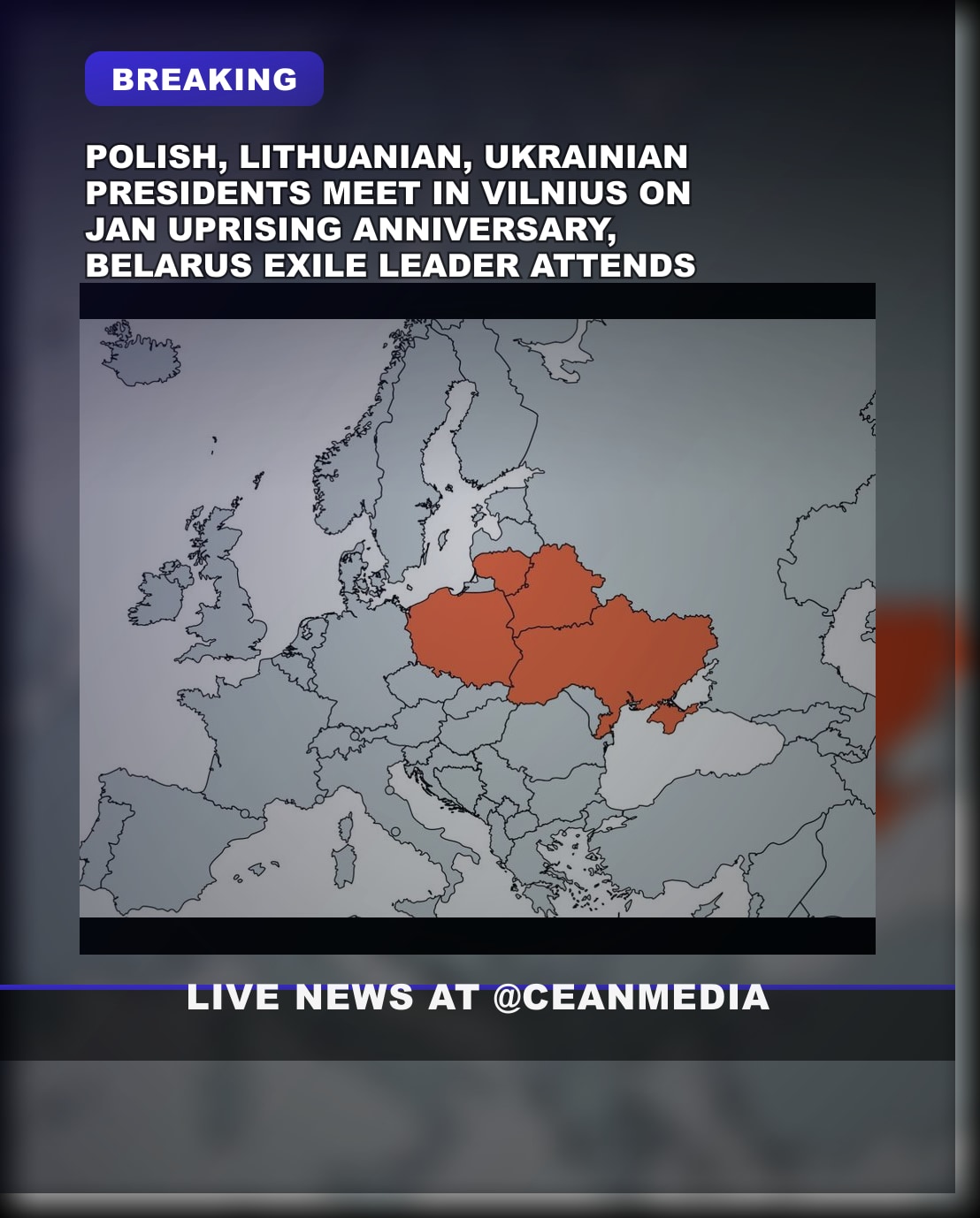 Illustrative photo for: Polish, Lithuanian, Ukrainian Presidents & Exile Leader