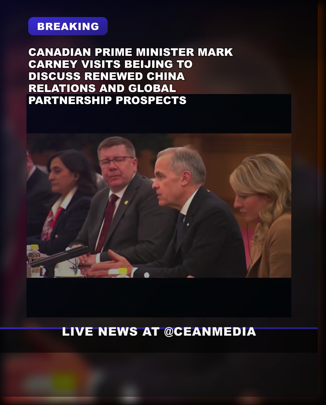 Illustrative photo for: Mark Carney China visit Highlights Canada's First PM Visit