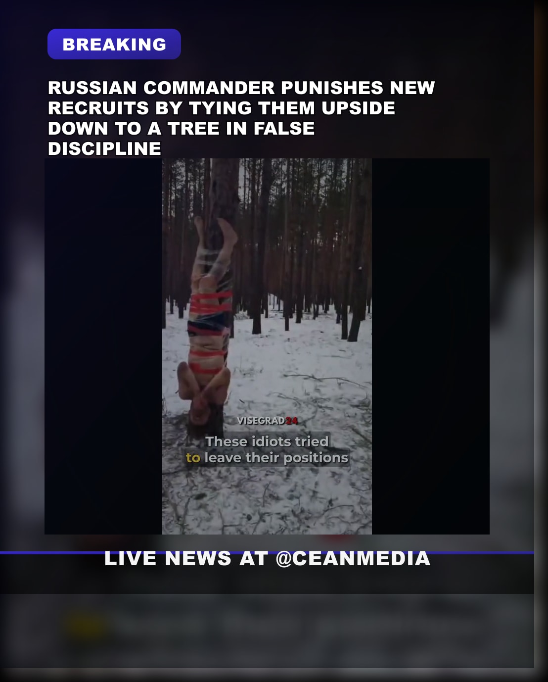 Illustrative photo for: Russian Military Discipline Punishment: Commander Ties
