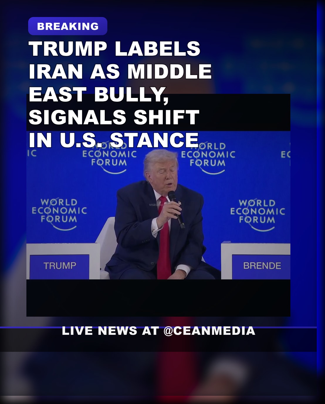 Illustrative photo for: Trump Claims Iran Is No Longer the Middle East Bully —