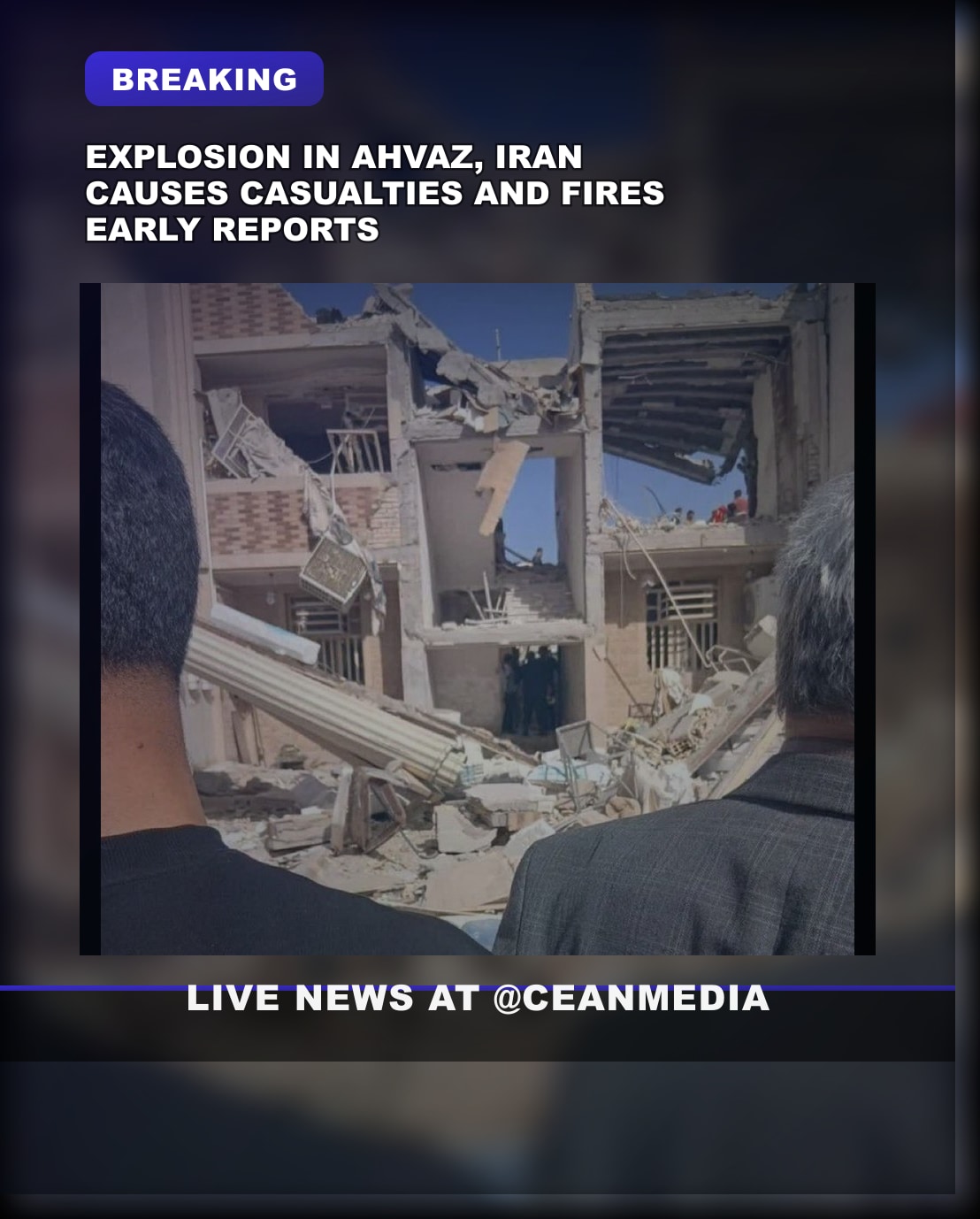 Illustrative photo for: Breaking: Ahvaz Iran explosion Reported