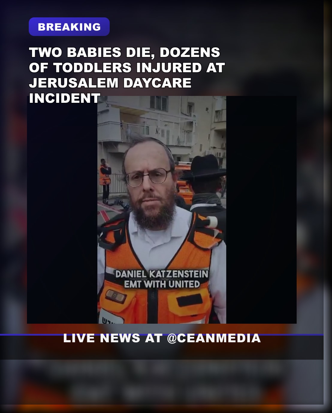 Illustrative photo for: Jerusalem daycare toddler incident: 2 babies die, dozens