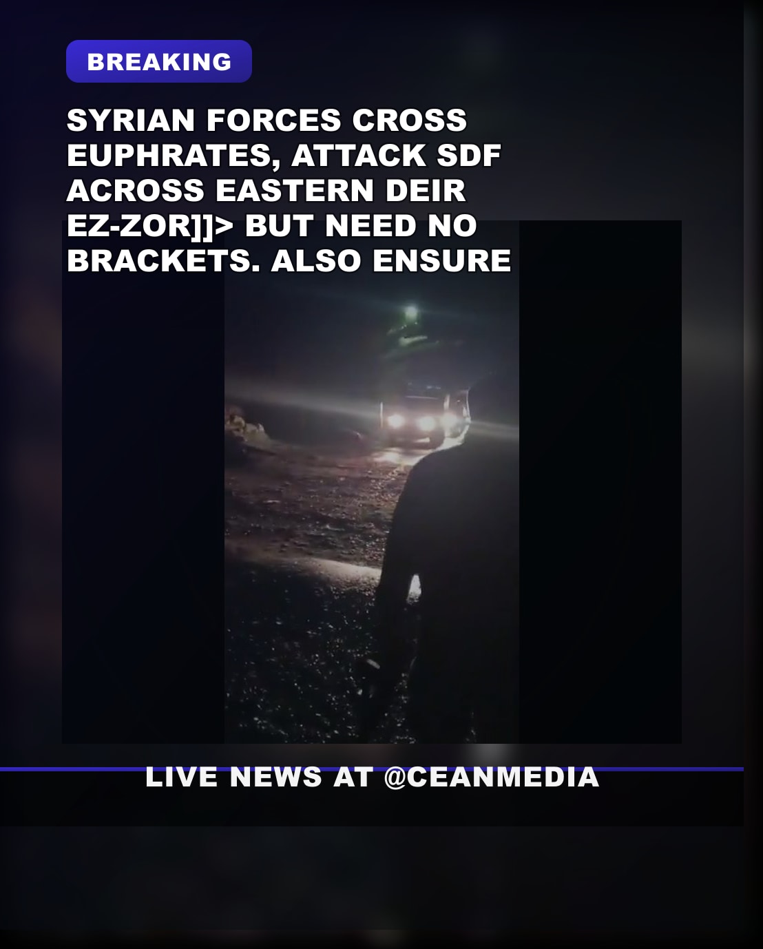 Illustrative photo for: Syrian government eastern Syria Launches Wide Offensive