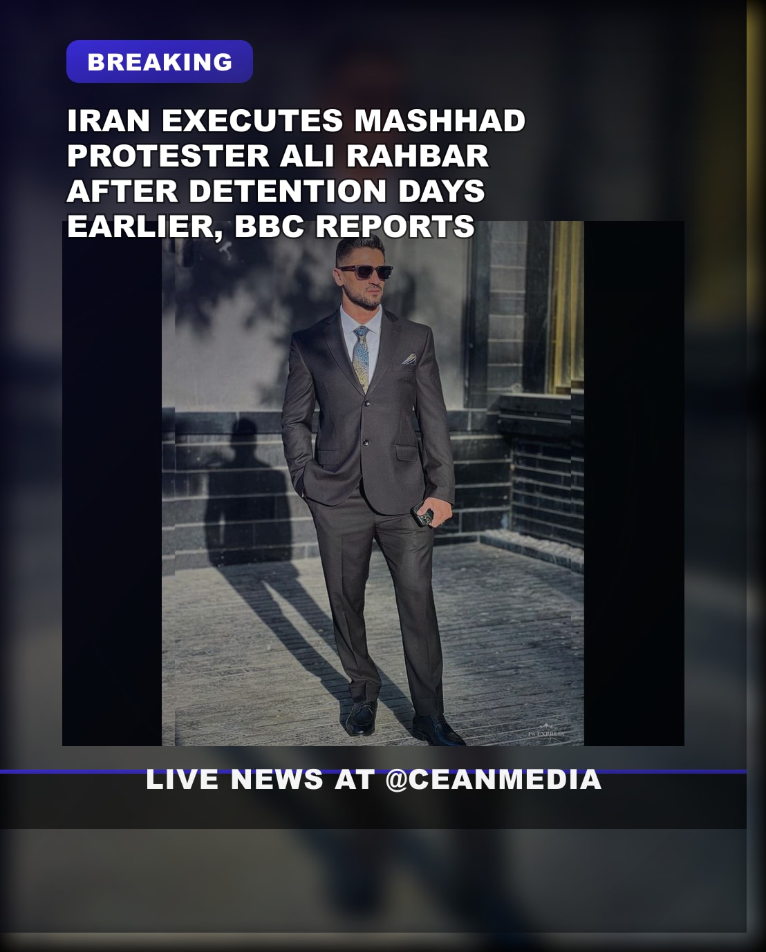 Illustrative photo for: Iran anti-regime protester execution: Ali Rahbar executed